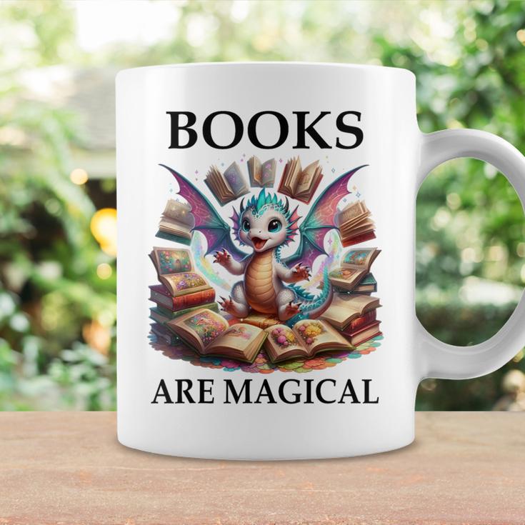 Books Are Magic Book Dragon ShirtReading Books Are Magical Graphic Print Coffee Mug Gifts ideas