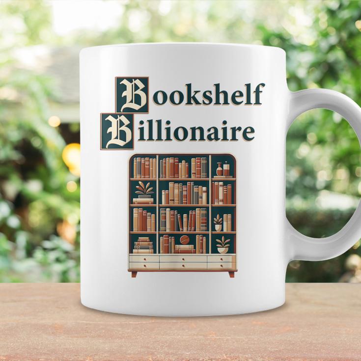 Bookshelf Wealth Billionaire Book Collector Collection Graphic Print Coffee Mug Gifts ideas