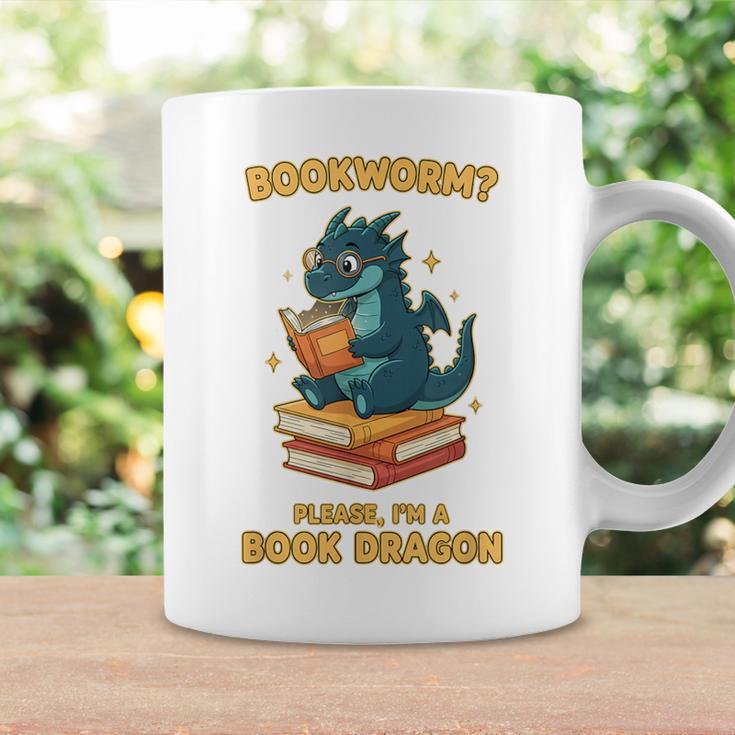 Bookworm Please I'm A Book Dragon Reading For Men Graphic Print Coffee Mug Gifts ideas