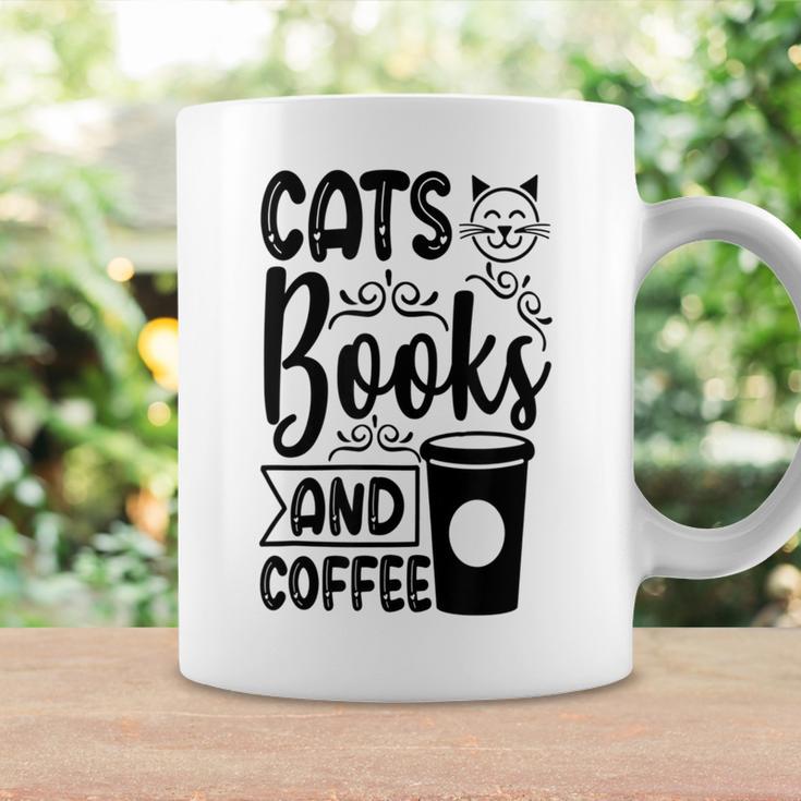 Cats Books And Coffee Kitty Cat Lover Graphic Print Coffee Mug Gifts ideas Cats Books And Coffee Kitty Cat Lover Graphic Print Coffee Mug Gifts ideas
