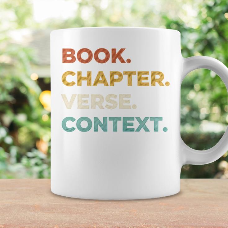 Christian Bible Study Book Chapter Verse Context Scripture Premium Tri-Blend Graphic Print Coffee Mug Gifts ideas