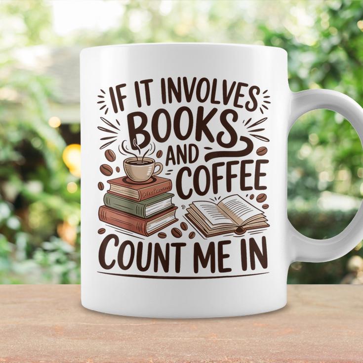 Coffee And Books Lover Quote Reading Enthusiast Graphic Print Coffee Mug Gifts ideas