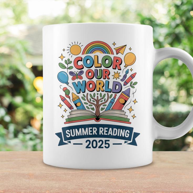 Color Our World Summer Reading 2025 Book Wildflowers Graphic Print Coffee Mug Gifts ideas Color Our World Summer Reading 2025 Book Wildflowers Graphic Print Coffee Mug Gifts ideas