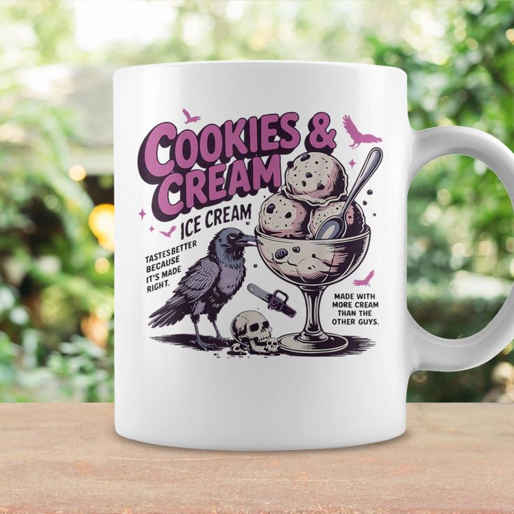 Cookie & Cream Ice Cream Butcher And Bird Book Lover Graphic Print Coffee Mug Gifts ideas