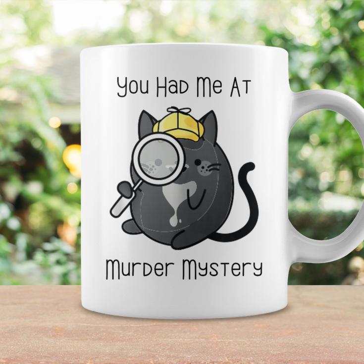 Cozy Mystery Book Lover You Had Me At Murder Mystery Graphic Print Coffee Mug Gifts ideas