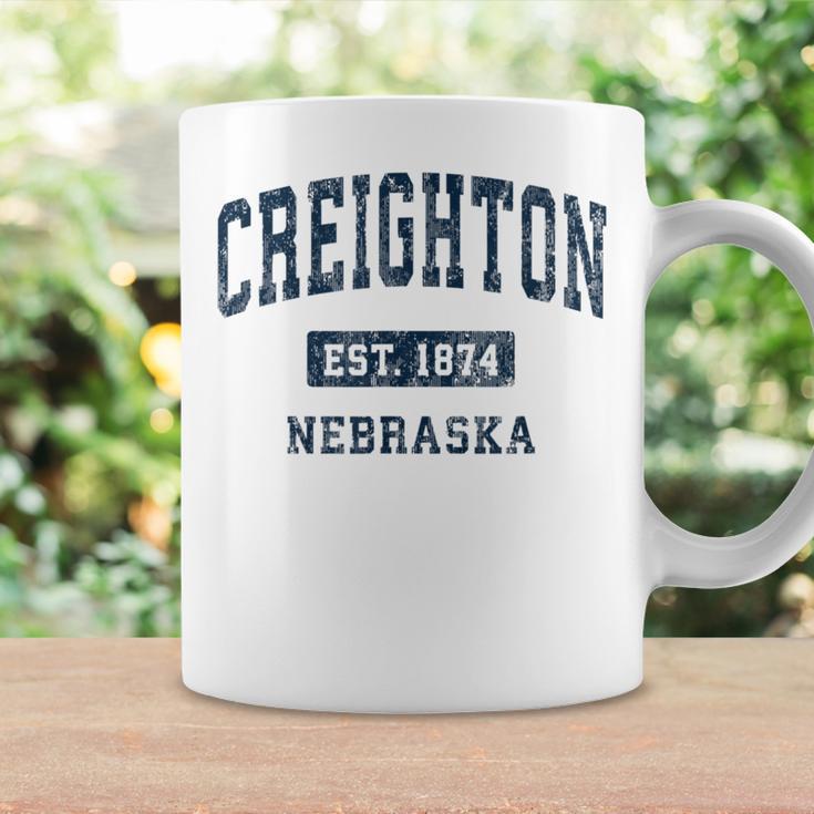 Creighton ネブラスカne ビンテージアスレチックスポーツデザイン コーヒーマグ ギフトのアイデア