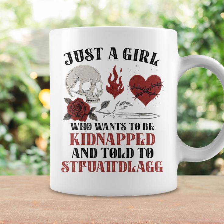 Dark Romance Merch Women STFUATTDLAGG Spicy Book Lover Graphic Print Coffee Mug Gifts ideas