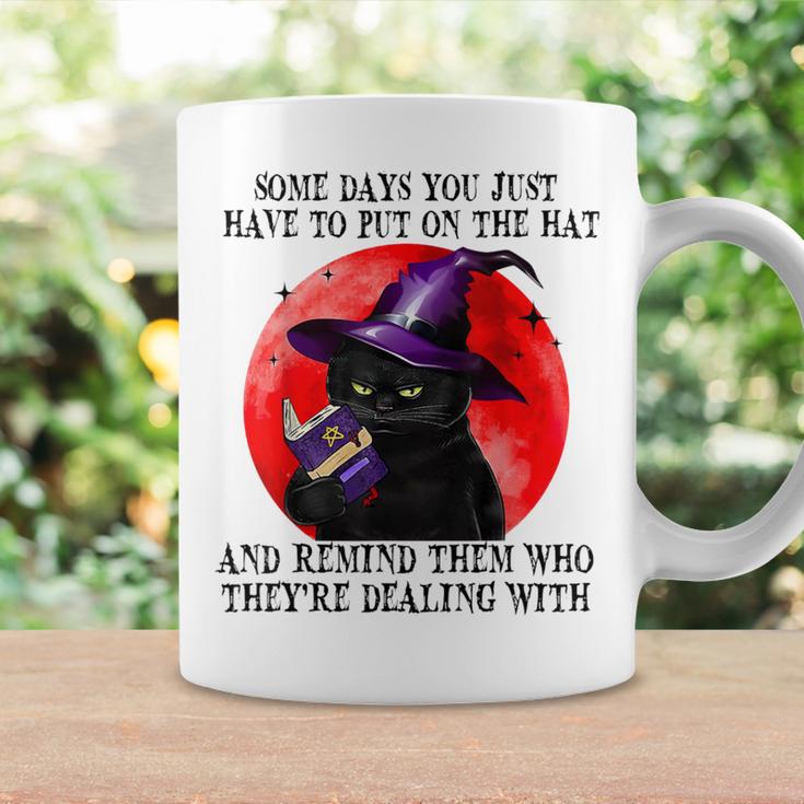Some Days You Just Have To But On Cat Witch Reading Book Graphic Print Coffee Mug Gifts ideas