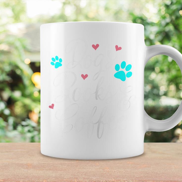 Dogs Books And Coffee T-Shirt Graphic Print Coffee Mug Gifts ideas Dogs Books And Coffee T-Shirt Graphic Print Coffee Mug Gifts ideas