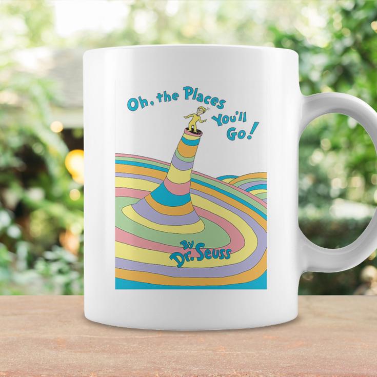 Dr Seuss Oh The Places You'Ll Go Book Cover Premium Tri-Blend Graphic Print Coffee Mug Gifts ideas