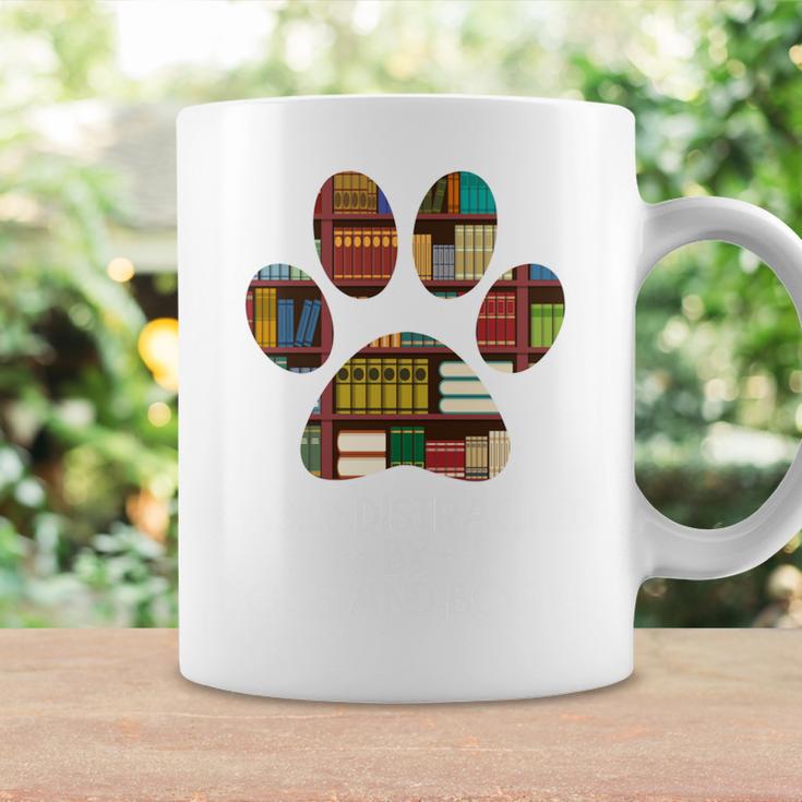 Easily Distracted By Dogs And Books Shirt Paw 70s 80s Retro Graphic Print Coffee Mug Gifts ideas Easily Distracted By Dogs And Books Shirt Paw 70s 80s Retro Graphic Print Coffee Mug Gifts ideas