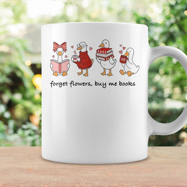 Forget Flowers Buy Me Books Silly-Goose Book Reading Lover Graphic Print Coffee Mug Gifts ideas Forget Flowers Buy Me Books Silly-Goose Book Reading Lover Graphic Print Coffee Mug Gifts ideas