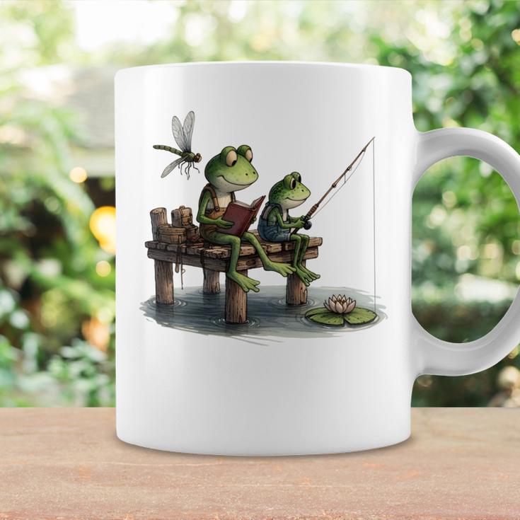 Frog Toad Fishing Vintage Classic Book Frog Graphic Print Coffee Mug Gifts ideas