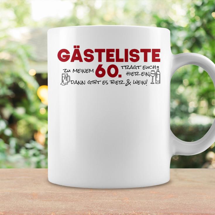 Guest List 60th Guest List Guest Book 60th Birthday Woman Man Graphic Print Coffee Mug Gifts ideas Guest List 60th Guest List Guest Book 60th Birthday Woman Man Graphic Print Coffee Mug Gifts ideas