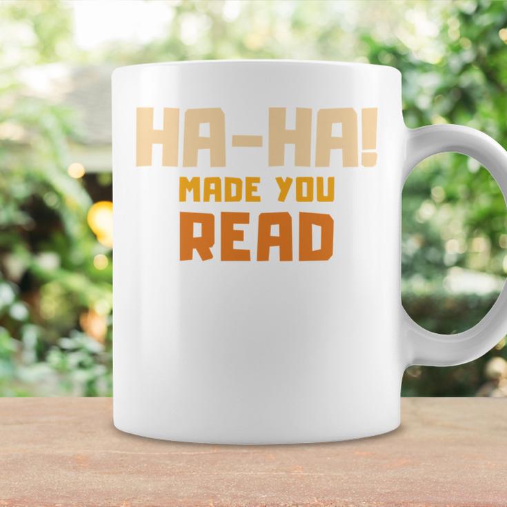 Ha-Ha Made You Read Book Club Prank Graphic Print Coffee Mug Gifts ideas