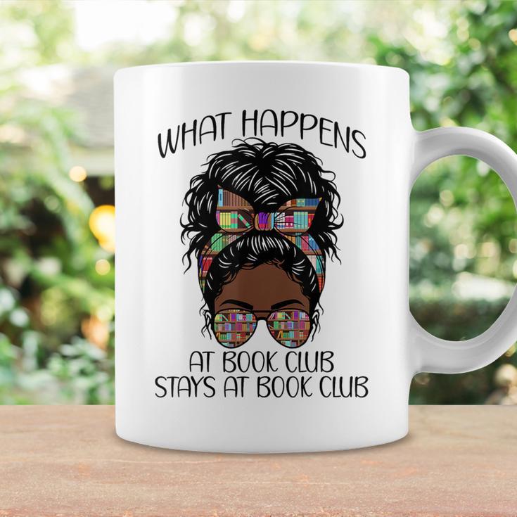 What Happens At Book Club Stays At Book Club Black Women Graphic Print Coffee Mug Gifts ideas