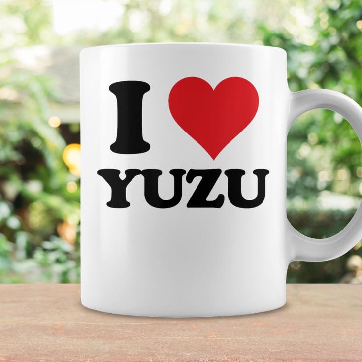 I Heart ゆず ファーストネーム I Love パーソナライズ コーヒーマグ ギフトのアイデア