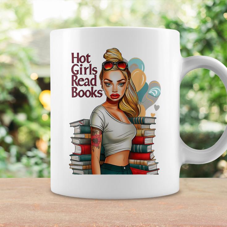 Hot Girls Read BooksSpicy Bookish Girl Dark Romance Reader Graphic Print Coffee Mug Gifts ideas