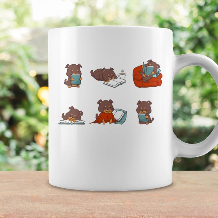 Just Bookworm Things Dog Book Reading Jack Russell Terrier Graphic Print Coffee Mug Gifts ideas