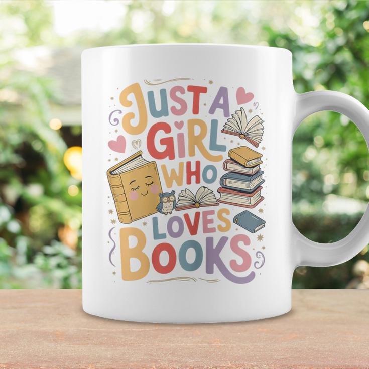 Just a Girl Who Loves Books Bookish Readers Book Lover Girls Graphic Print Coffee Mug Gifts ideas Just a Girl Who Loves Books Bookish Readers Book Lover Girls Graphic Print Coffee Mug Gifts ideas