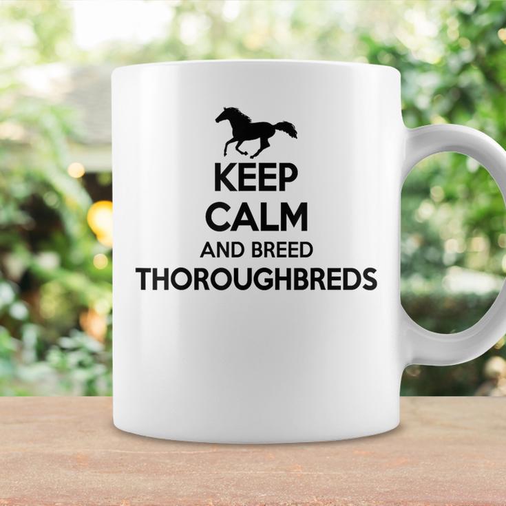 Keep Calm And Breed ファーマーブリーダー 馬サラブレッド コーヒーマグ ギフトのアイデア