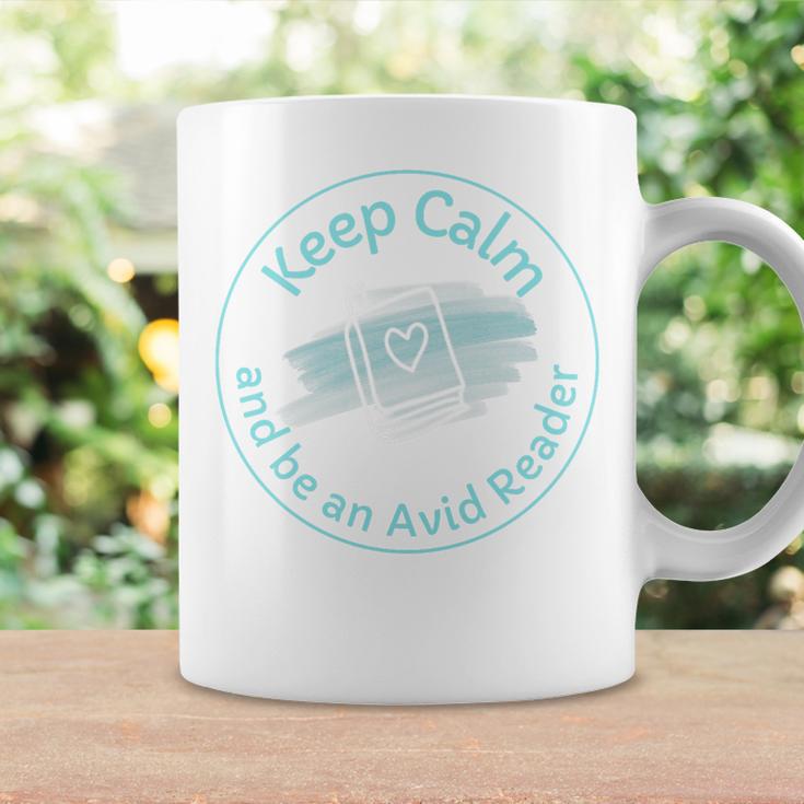 Keep Calm And Be An Avid Reader Books Premium Tri-Blend Graphic Print Coffee Mug Gifts ideas