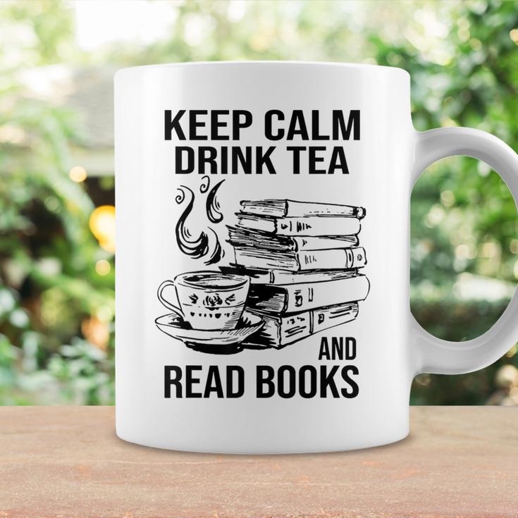 Keep Calm Drink Tea And Read Books Graphic Print Coffee Mug Gifts ideas