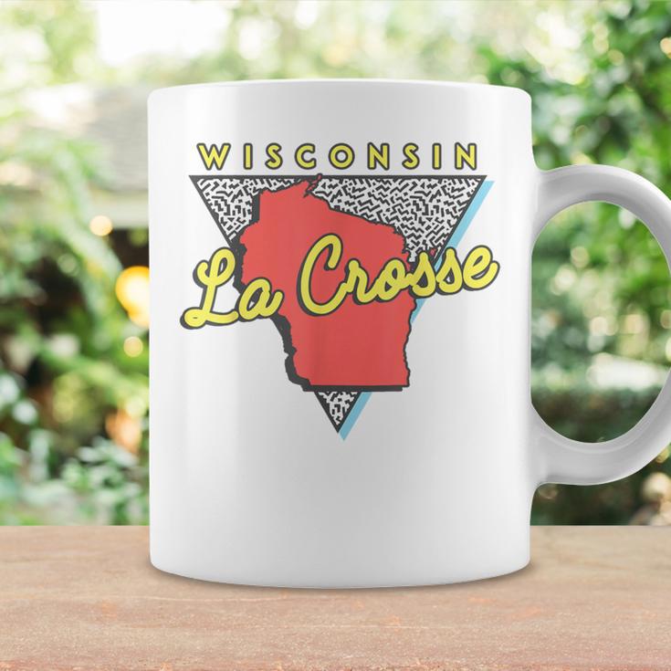 La Crosse ウィスコンシン ヴィンテージ Wi レトロ トライアングル コーヒーマグ ギフトのアイデア