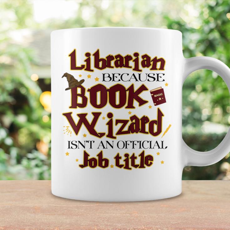 Librarian BCS Book Wizard Isn't a Job Title Library Graphic Print Coffee Mug Gifts ideas