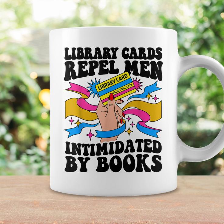 Library Cards Repel Men Intimidated By Books Sassy Reader Graphic Print Coffee Mug Gifts ideas