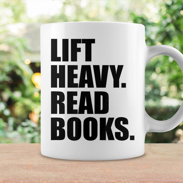 Lift Heavy Read Books Gym Apparel Weightlifters And Readers Graphic Print Coffee Mug Gifts ideas