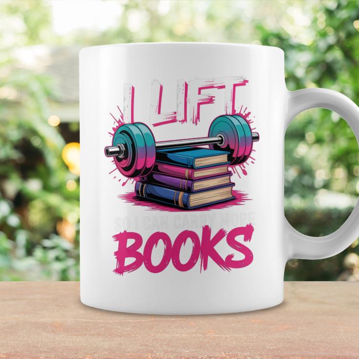 I Lift So I Can Carry More Books Reader Gym Book Lover Graphic Print Coffee Mug Gifts ideas I Lift So I Can Carry More Books Reader Gym Book Lover Graphic Print Coffee Mug Gifts ideas