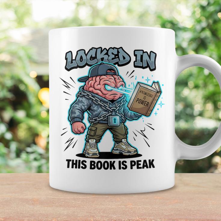 Locked In Meme Book Is Peak Quote Graphic Print Coffee Mug Gifts ideas