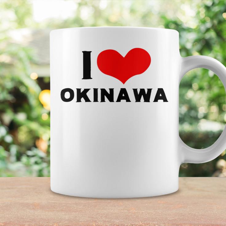 I Love Okinawa 愛 ハート 沖縄 沖縄県 日本 お土産 かわいい おしゃれ コーヒーマグ ギフトのアイデア
