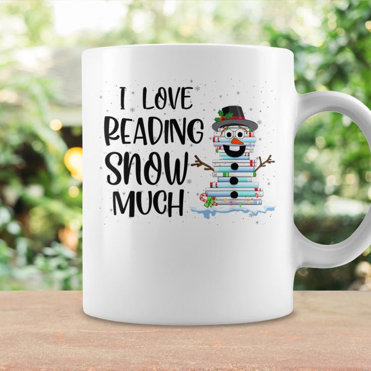 I Love Reading Snow Much Christmas For Book Lovers & Reader Graphic Print Coffee Mug Gifts ideas