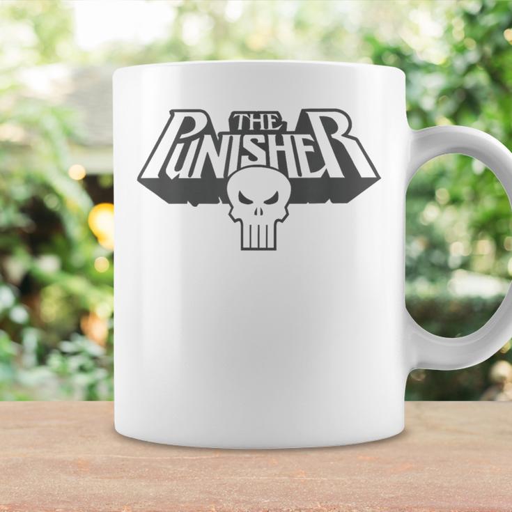 Marvel Punisher Extruded Comic Book Vintage Skull Logo Graphic Print Coffee Mug Gifts ideas