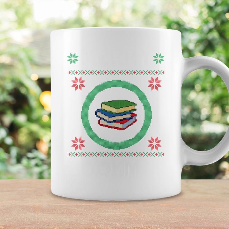 Merry Bookmas Christmas Jumper Avid Reader Ugly Sweater Book Graphic Print Coffee Mug Gifts ideas Merry Bookmas Christmas Jumper Avid Reader Ugly Sweater Book Graphic Print Coffee Mug Gifts ideas
