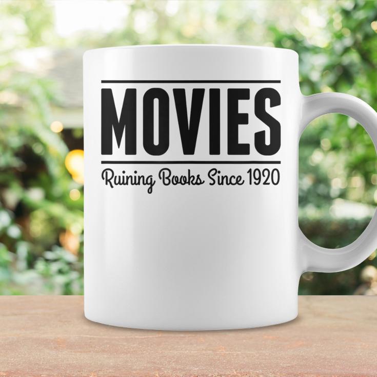 Movies Ruining Books Since 1920 Book Reading Literary Graphic Print Coffee Mug Gifts ideas