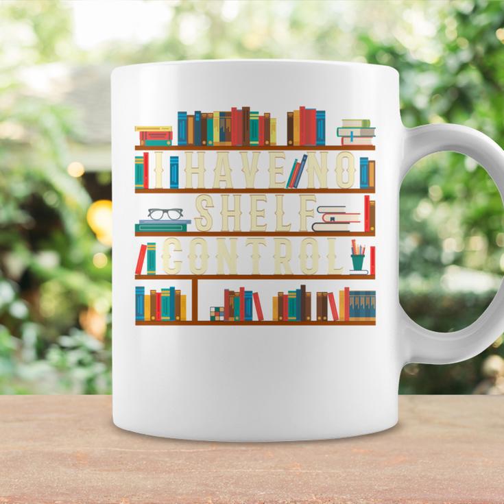 I Have No Shelf Control Book Lover Bookshelf Graphic Print Coffee Mug Gifts ideas