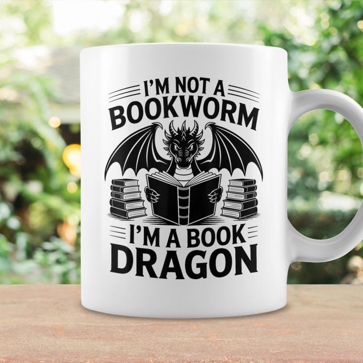 Im Not A Bookworm Im A Book Dragon Fantasy Graphic Print Coffee Mug Gifts ideas