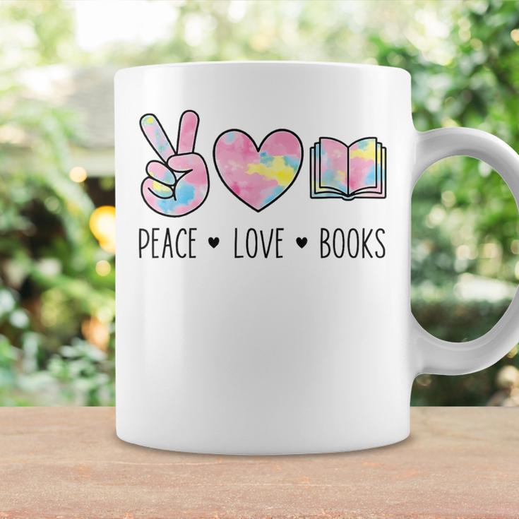 Peace Love Books Pastel Reading Heart Art For Book Lovers Graphic Print Coffee Mug Gifts ideas Peace Love Books Pastel Reading Heart Art For Book Lovers Graphic Print Coffee Mug Gifts ideas