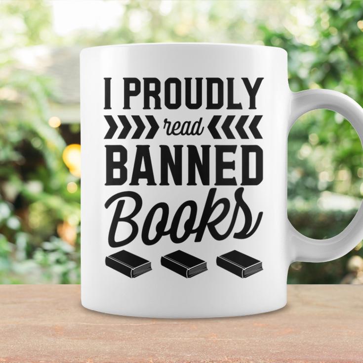 I Proudly Read Banned Books Librarian Literary Advocate Graphic Print Coffee Mug Gifts ideas