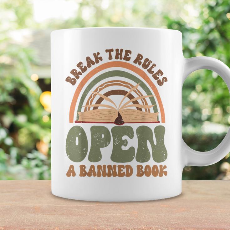 Read Banned Books Break The Rules Banned Books Graphic Print Coffee Mug Gifts ideas
