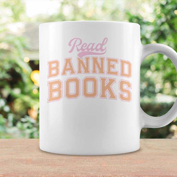 Read Banned Books Retro Varsity Aesthetic Reading Graphic Print Coffee Mug Gifts ideas Read Banned Books Retro Varsity Aesthetic Reading Graphic Print Coffee Mug Gifts ideas