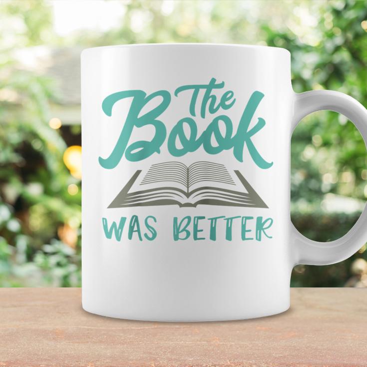 The Read Book Was Better Great Book Reader Lover Literary Raglan Baseball Tee Graphic Print Coffee Mug Gifts ideas