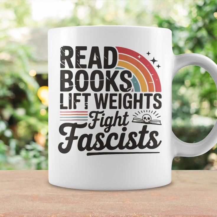 Read Books Lift Weights Fight Fascists Bookworm Book Lover Graphic Print Coffee Mug Gifts ideas Read Books Lift Weights Fight Fascists Bookworm Book Lover Graphic Print Coffee Mug Gifts ideas