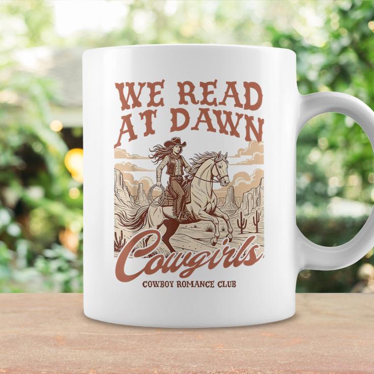 Reading Book Club Western Life We Read At Dawn Cowgirls Graphic Print Coffee Mug Gifts ideas
