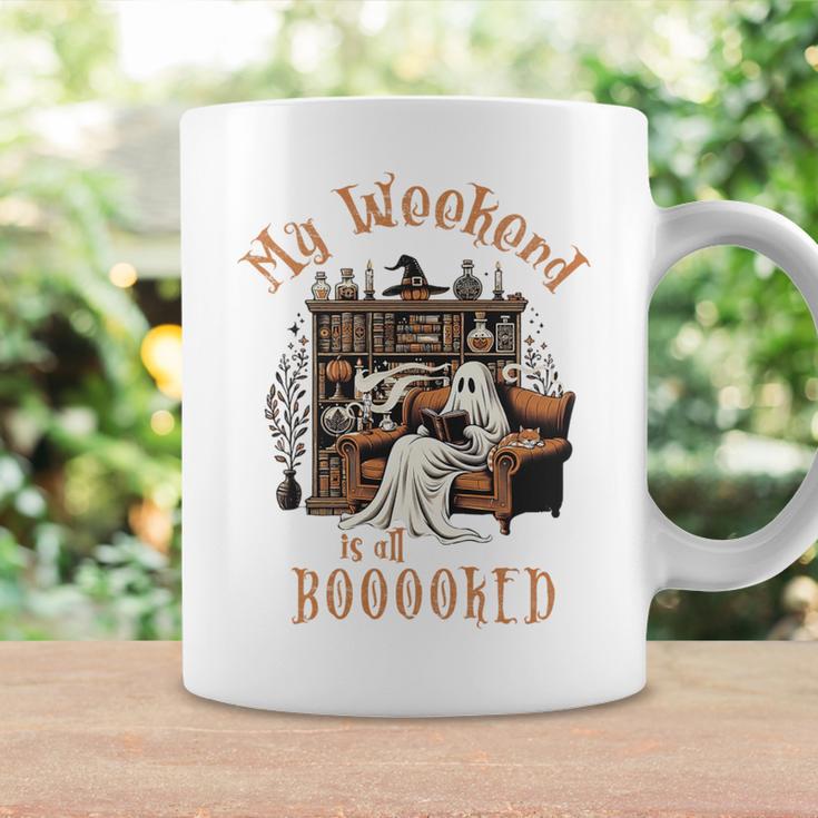Reading Ghost Halloween Library Weekend Book Lovers Women Premium Tri-Blend Graphic Print Coffee Mug Gifts ideas