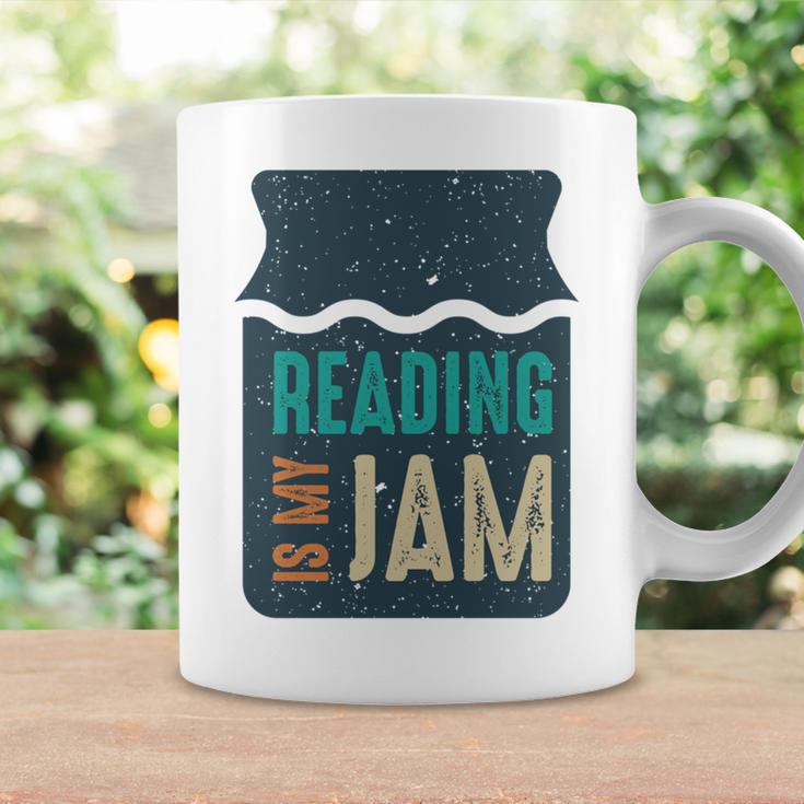 Reading Is My Jam Book Lover And Reading Teacher Graphic Print Coffee Mug Gifts ideas