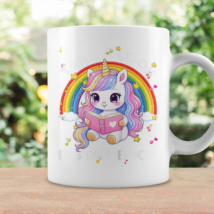 Reading Take Look Its In A Book Toddler Girls Rainbow Lover Graphic Print Coffee Mug Gifts ideas